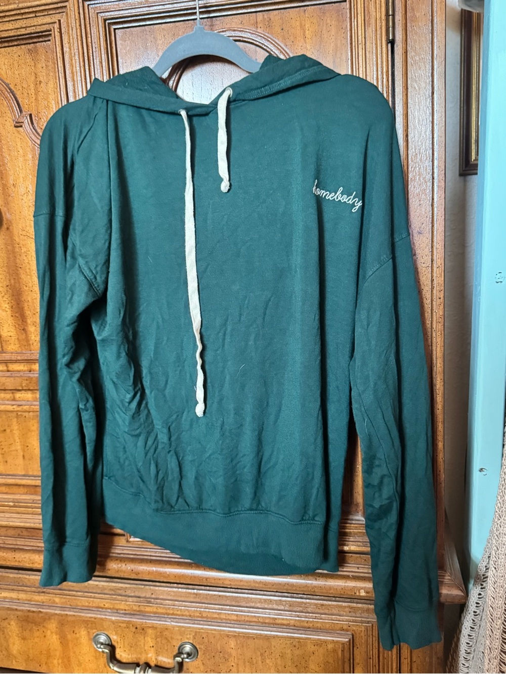 Homebody Hooded Pullover Sweatshirt - Magnolia Size Large
